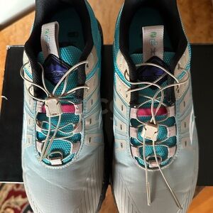 Saucony Teal and Gray Running Shoes